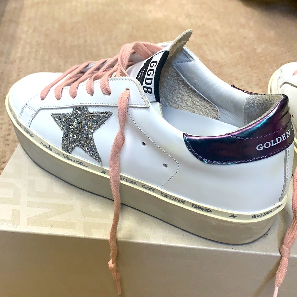 Golden Goose Hi Star, size 6